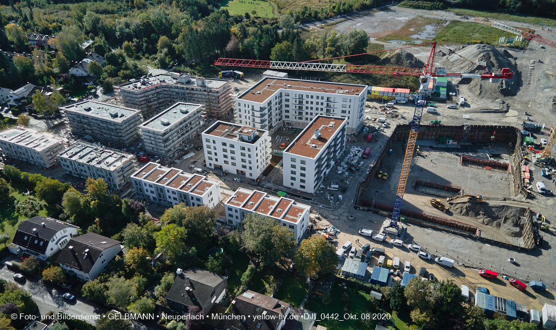 09.10.2020 - Baustelle Alexisqaurtier und Pandion Verde in Neuperlach